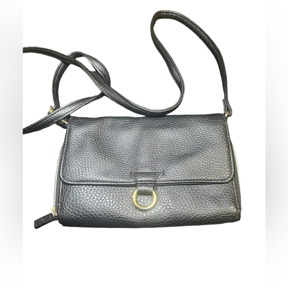Black and Gold Crossbody Purse